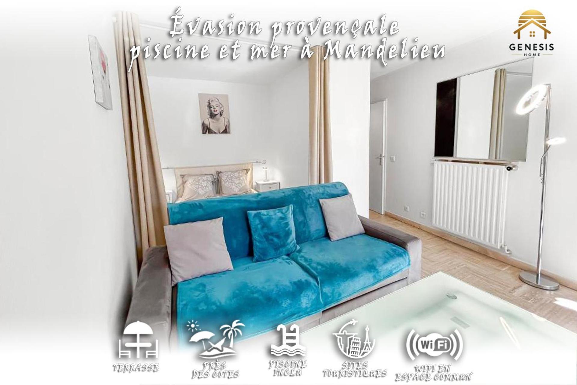Evasion Provencale - Piscine Et Mer A Mandelieu ภายนอก รูปภาพ